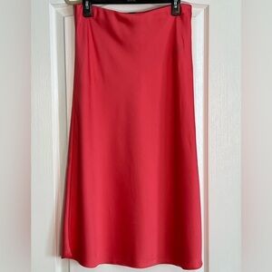 J. Crew Vibrant Red A-Line Skirt